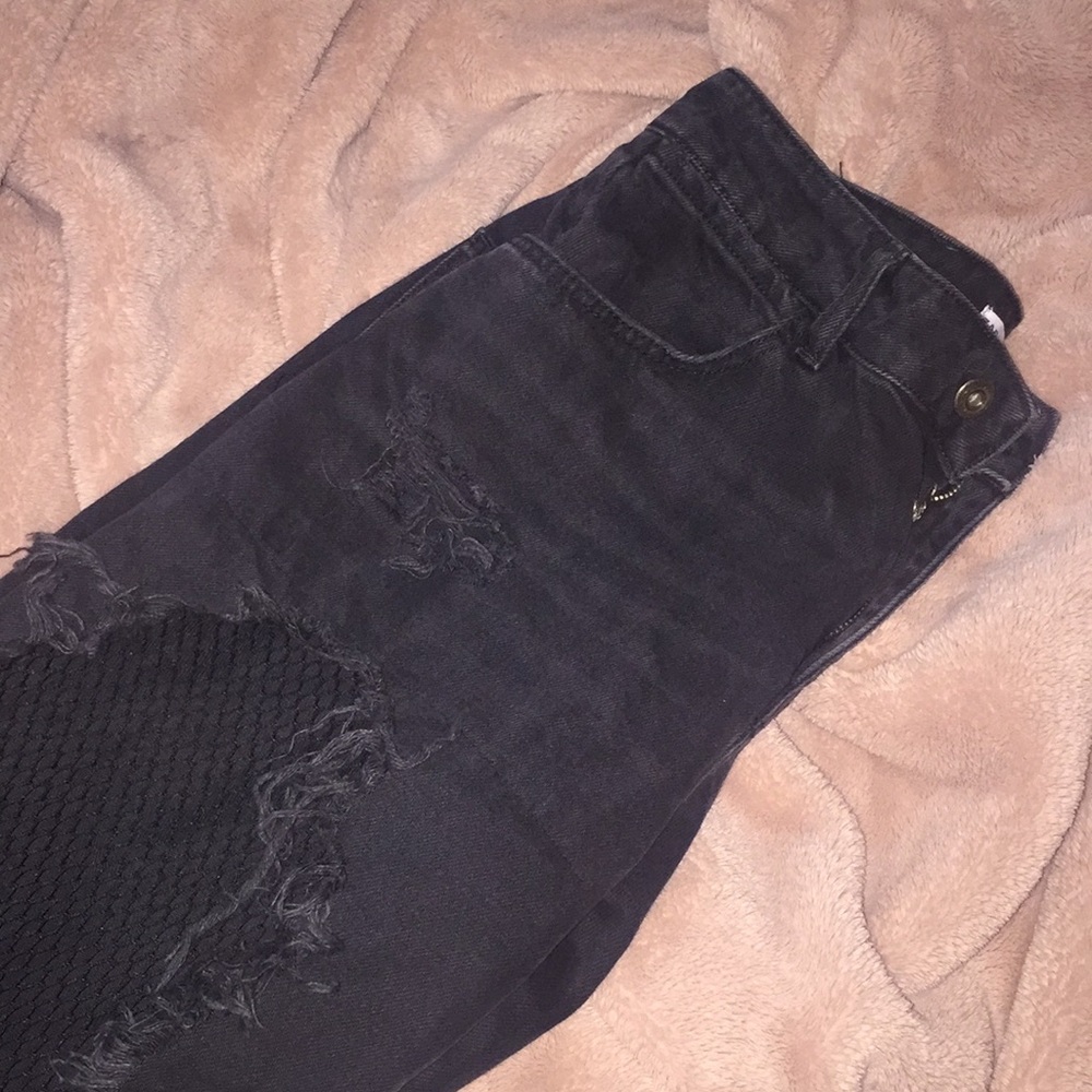 Black Zara denim jeans